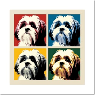 Pop Retro Lhasa Apso Art - Cute Puppy Posters and Art